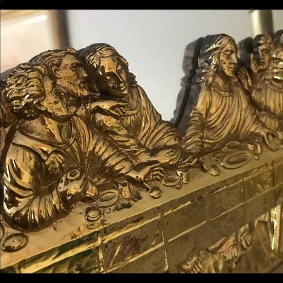Rare Vintage 1970’s Last Supper
Gold 3D Mirror ‼️Final Price Drop - Picture 11 of 11